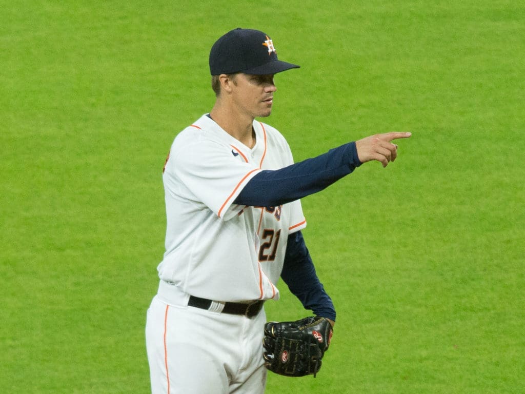 Zack Greinke will sometimes tell hitters what is coming. They still have trouble hitting it. (Photo by F. Carter Smith)