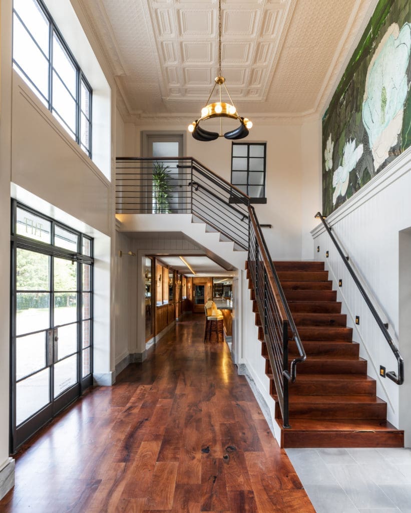 The sleek foyer of Bludorn on Taft (Photo by Julie Soefer)