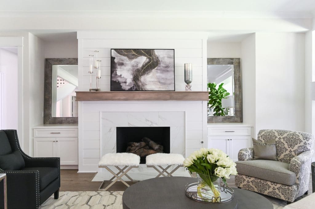 All furnishings in the Watertree Renovation are from the Charbonneau Studio collection, the firm's online home decor shop curated by the owner and her design team.