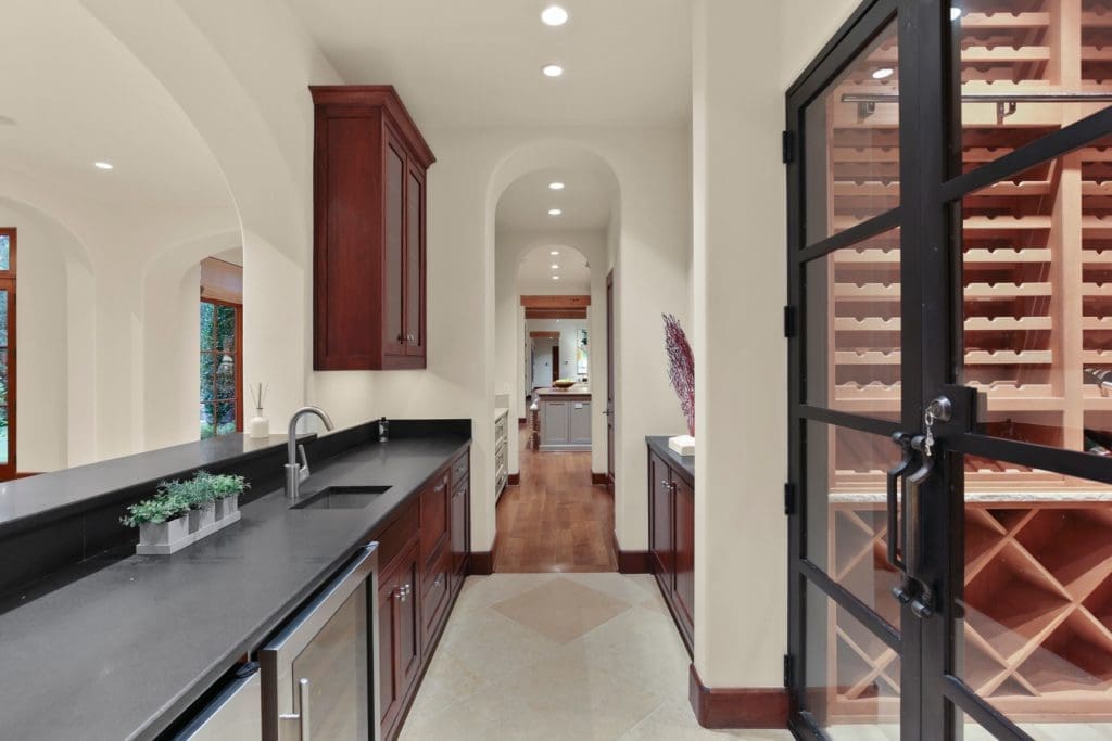 Wine-lovers dream wine room.