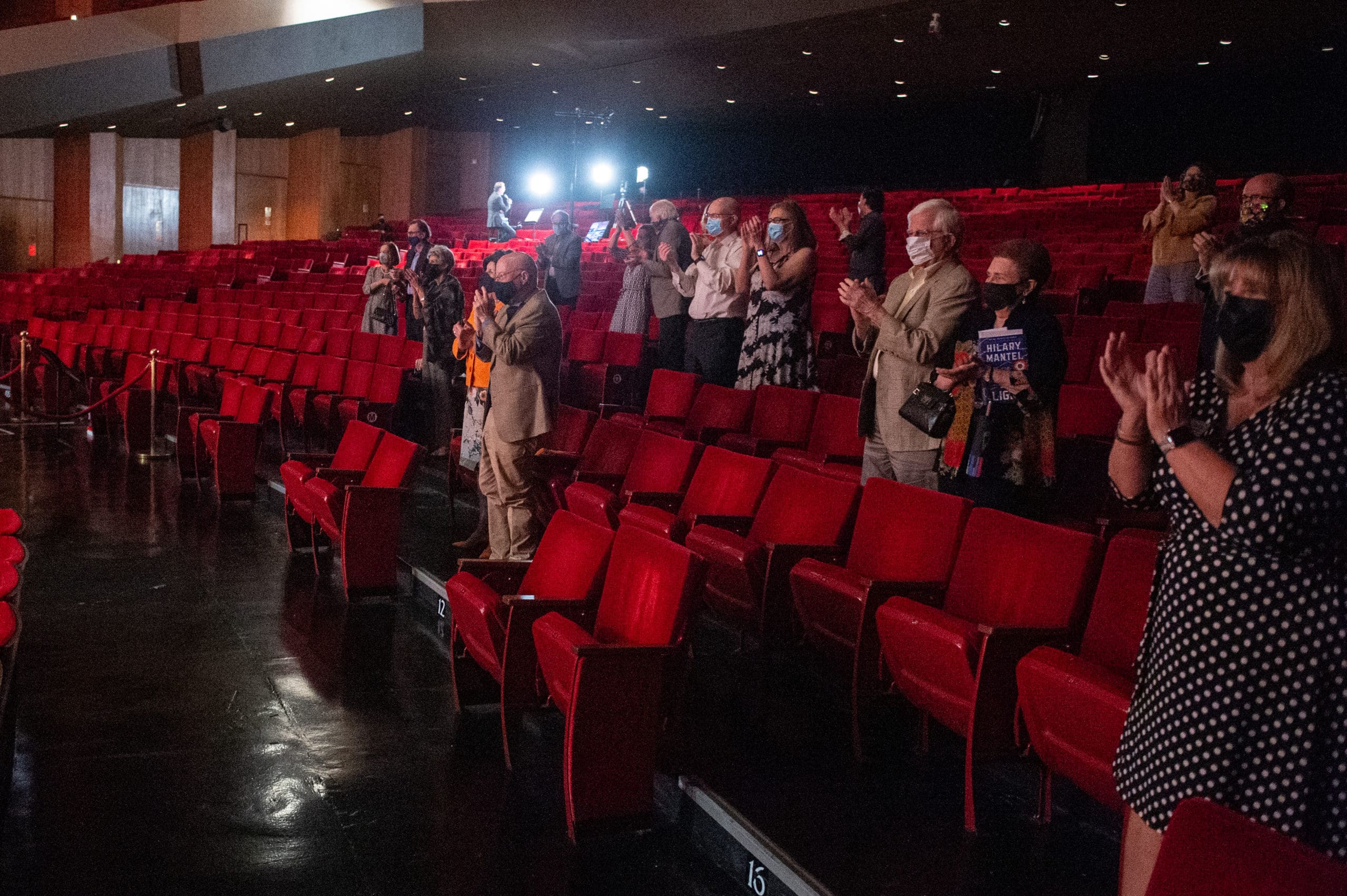 The audience is limited to major donors when the Houston Symphony performs its Live from Jones Hall program during COVID-19 (Photo by Wilson Parish)
