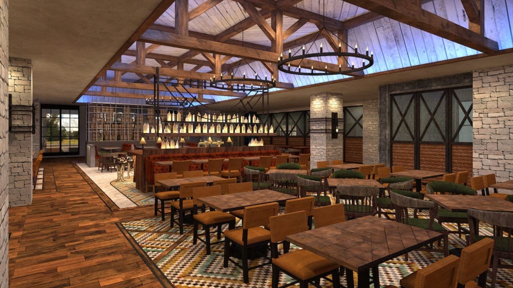 Hotel Drover's in-house restaurant, 97 West Kitchen & Bar.