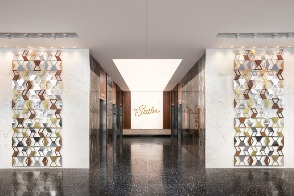 The Statler retains its mid-century vibe with modern technology.