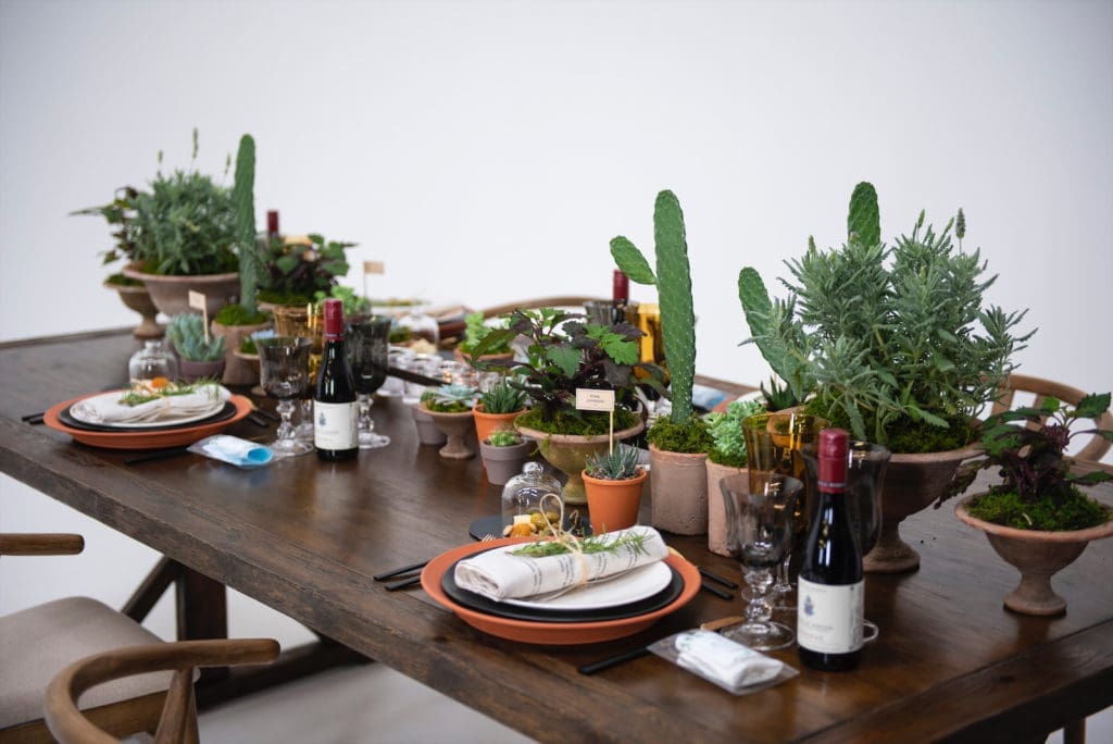 A tablescape capturing sustainable entertaining. (courtesy)
