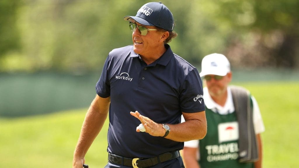 Phil Mickelson is made for the TV broadcast booth. And he's a big fan of Houston.