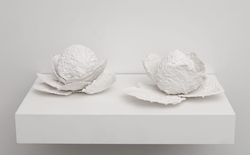 Harry Geffert's "Cabbages the Crop I," 2005, at Cris Worley Fine Arts