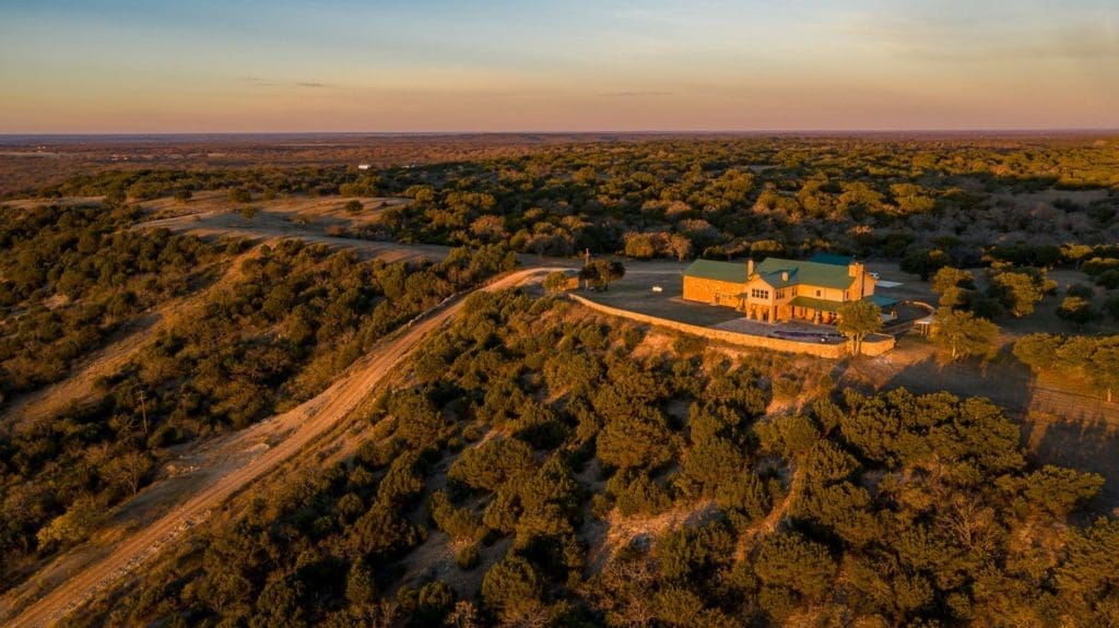 The amazing Hill Top Lodge at 7D Ranch.