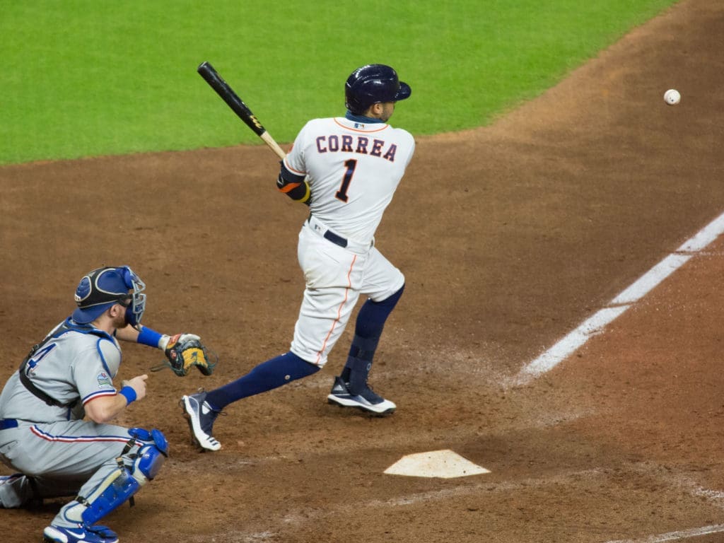 The Houston Astros and Texas Rangers played the third game of their series in the final homestand in Minute Maid Park, September 17, 2020.