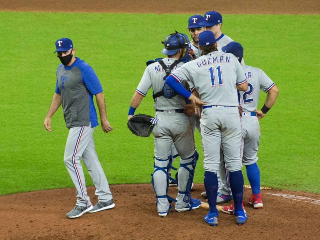 Rangers manager Chris Woodward is trying to get his team to finish strong. (Photo by F. Carter Smith)