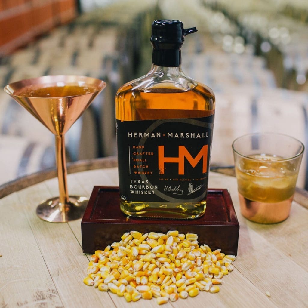 Herman Marshall's "delicate" Bourbon.