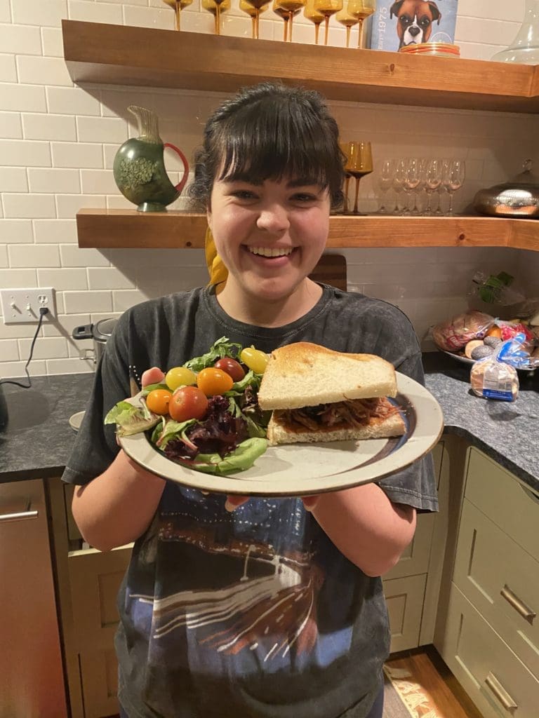 A fan favorite of Brittani Lancaster's TikTok videos is her "What I eat in a day from recovery from two eating disorders" series.