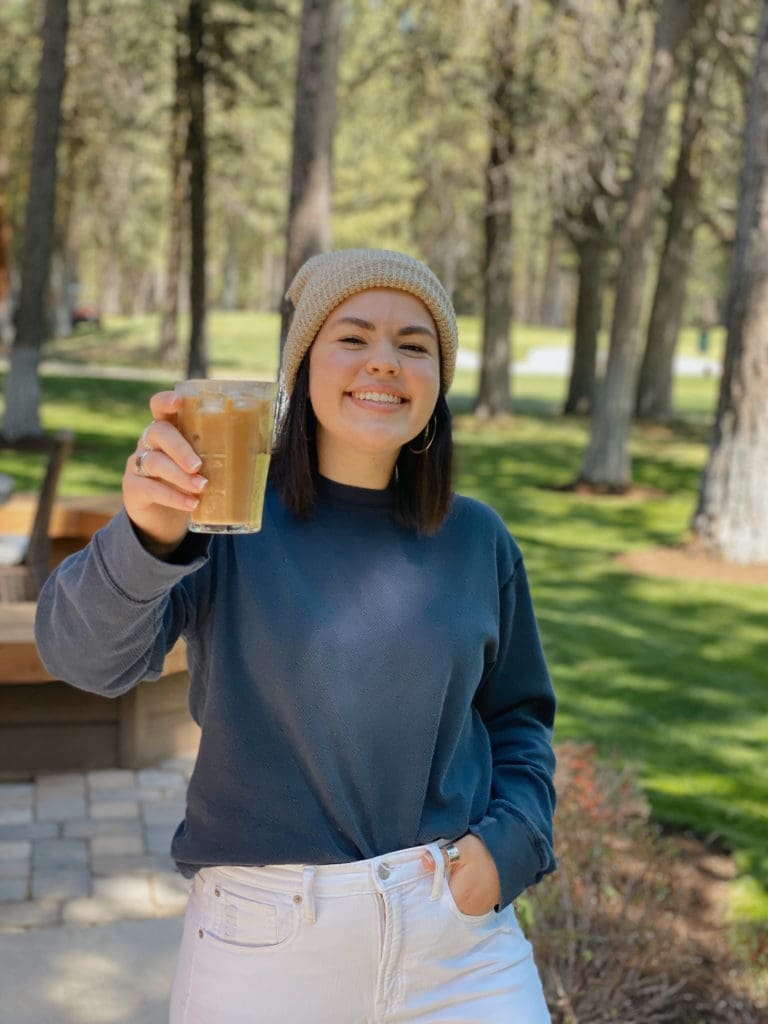 You can find Brittani Lancaster on TikTok, sharing her favorite way to make ice coffee for breakfast.