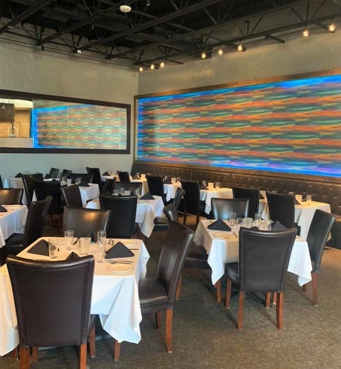 Interior of Keller Chophouse.