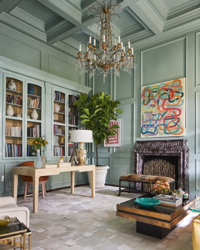 Lady's Study designed by Jan Showers. (Photo by Stephen Karlisch)