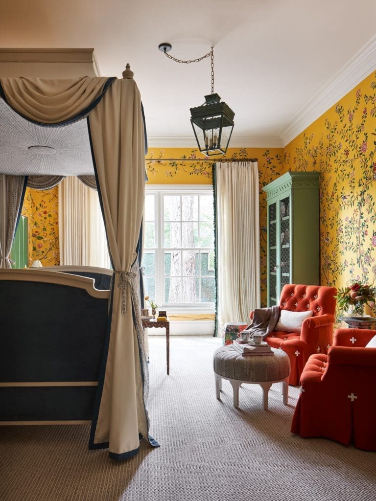 Dina Bandman’s Garden-Inspired Bedroom for Kips Bay Decorator Show House Dallas