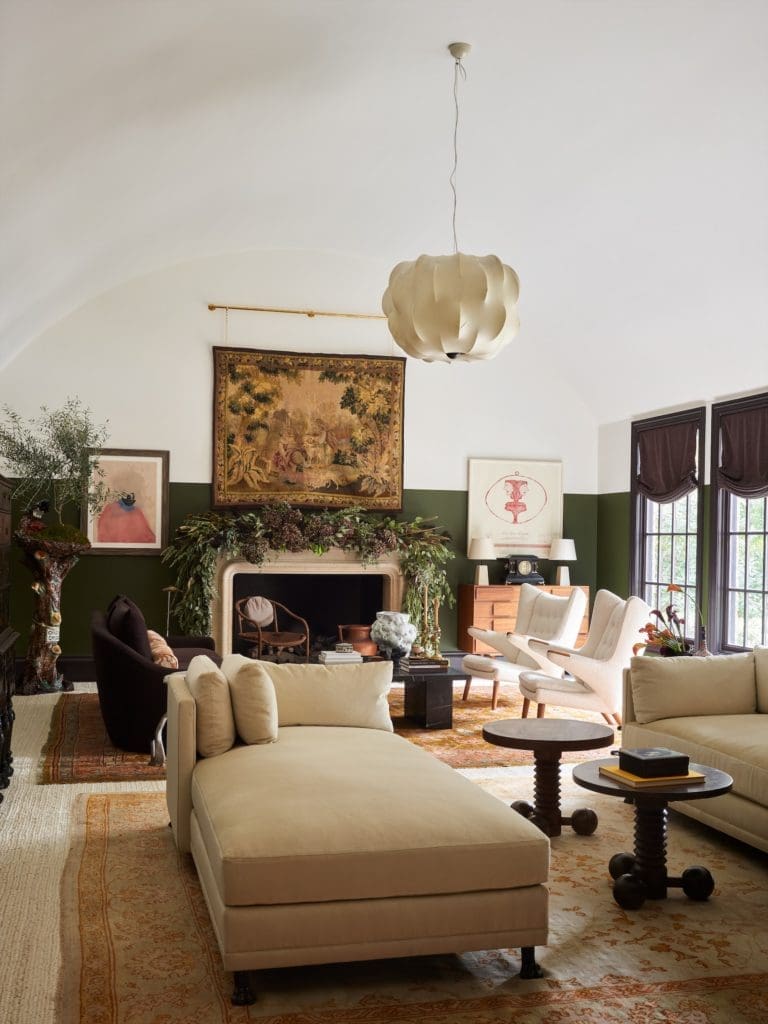 Family Room designed by Vivano Viviano. (Photo by Stephen Karlisch)
