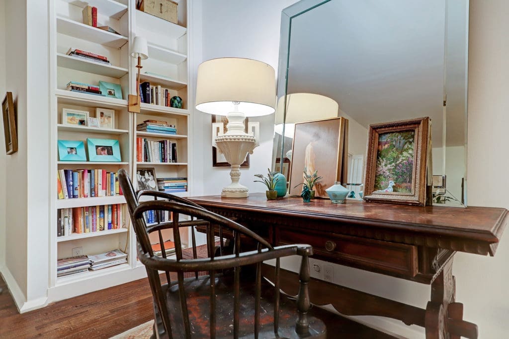 A study area in the master bedroom (Photo by TK Images)
