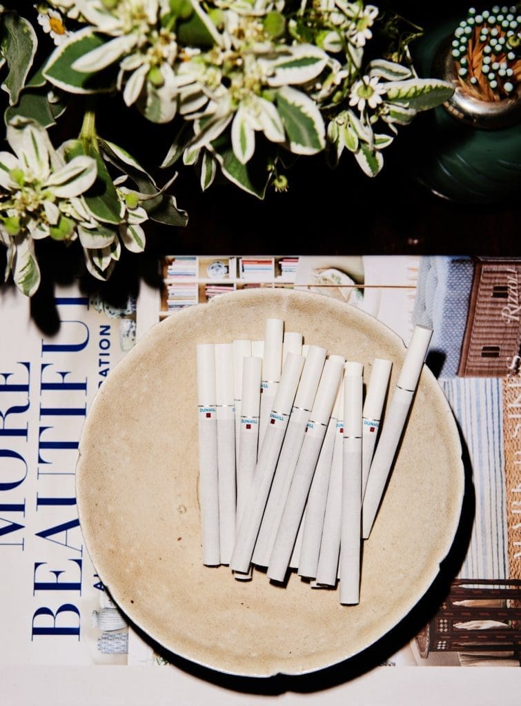 Old-school cigs in Mark D. Sikes Casa Fiorentina living room  (Photo by Jonathan Zizzo)