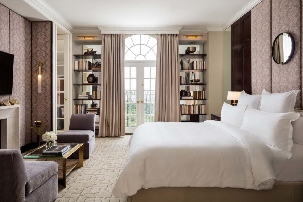 The Mansion Suite bedroom.