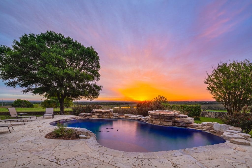 The endless view from the Rocasa Ranch pool. 