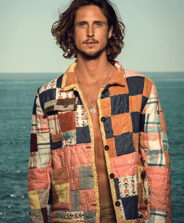 Quilted jackets are a hallmark of the hip LA menswear label STAN. (Photo courtesy of STAN)