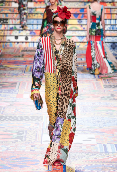 Dolce & Gabbana patchwork caftan. (Photo courtesy of Dolce & Gabbana)