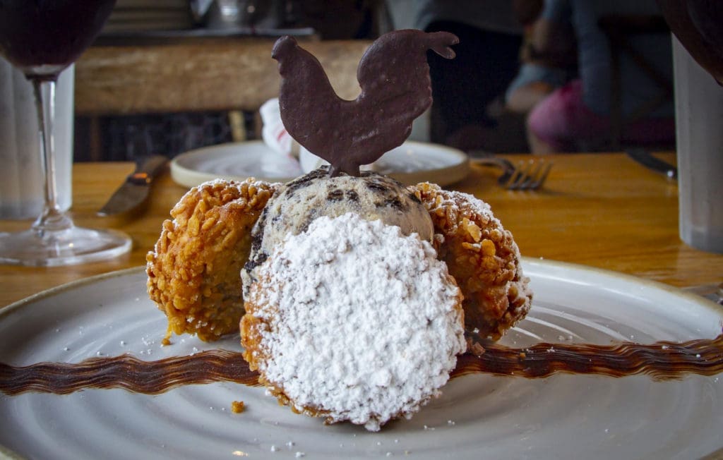 Deep Fried Oreos are also on the dessert menu.