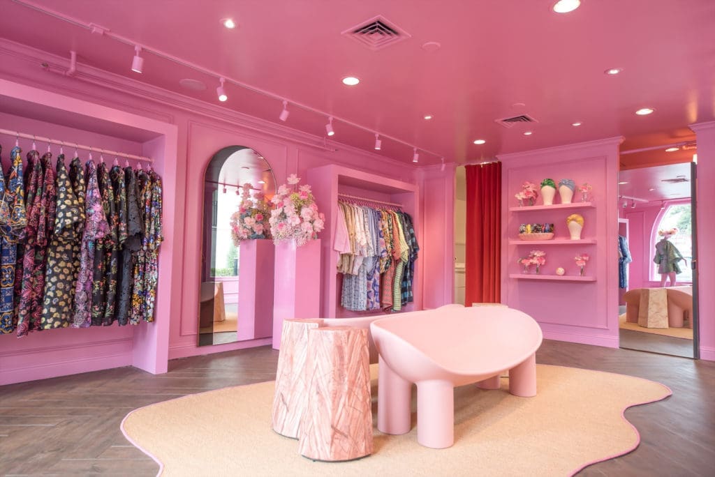 Co-founder Lindsey McClain dubs La Vie Style House "a wonderland of ornate caftans and kimonos. 
