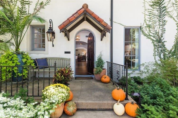 The property just hit the market, and is ready for fall. 