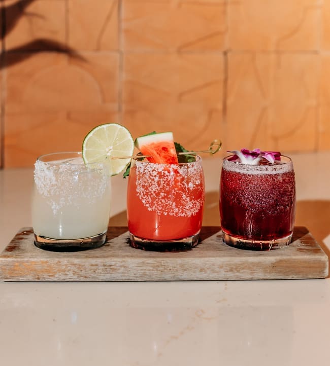 Don't miss the margarita flight at Mexican Sugar. (Courtesy)