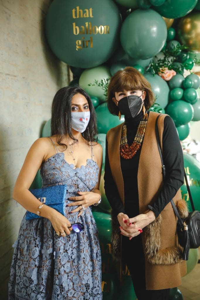 Aanchal Bhatia and Shelby Hodge at the PaperCity/Cafe Annie Sunday brunch party in October. (Photo by Johnny Than)