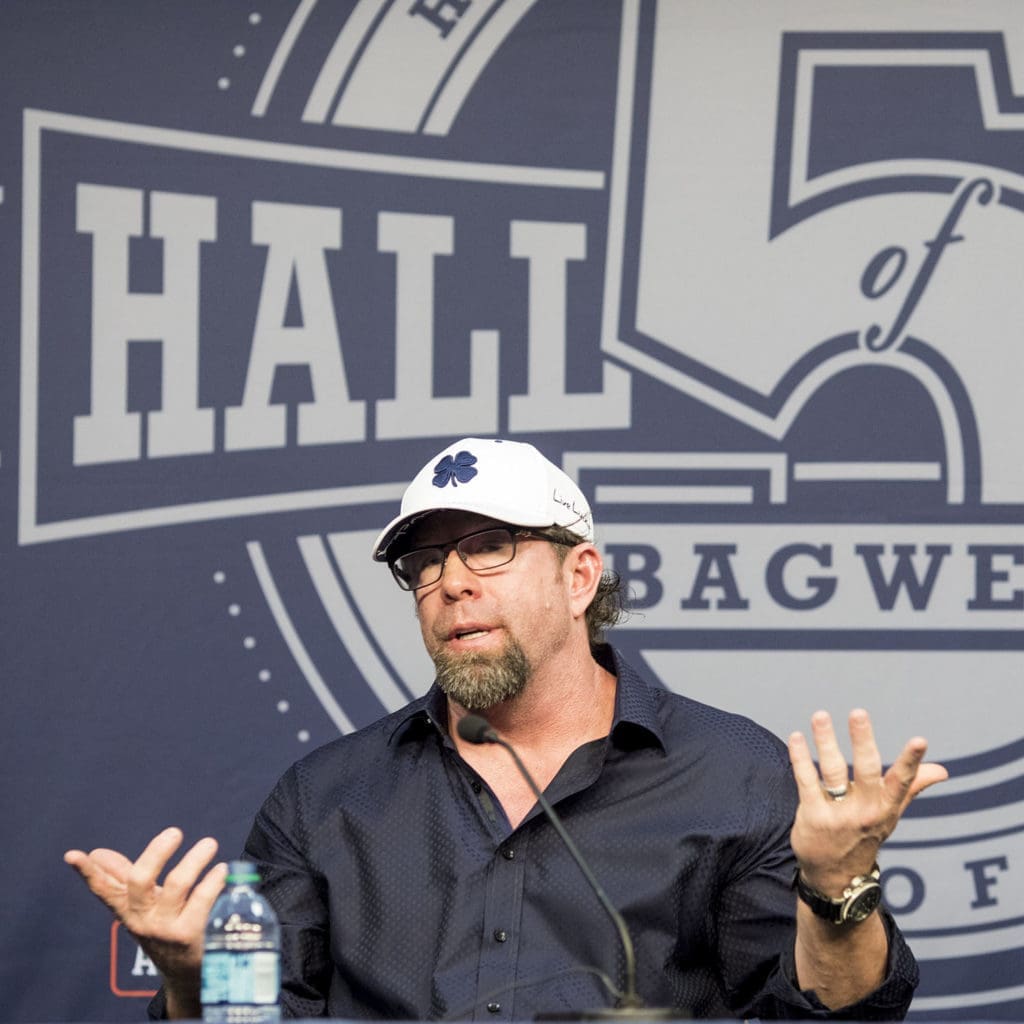 Jeff Bagwell is one of the greatest Houston Astros of all time. And a recovering alcoholic. (Photo by F. Carter Smith)