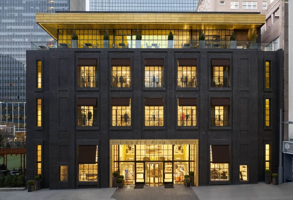 Forty Five Ten's Main Street facade.