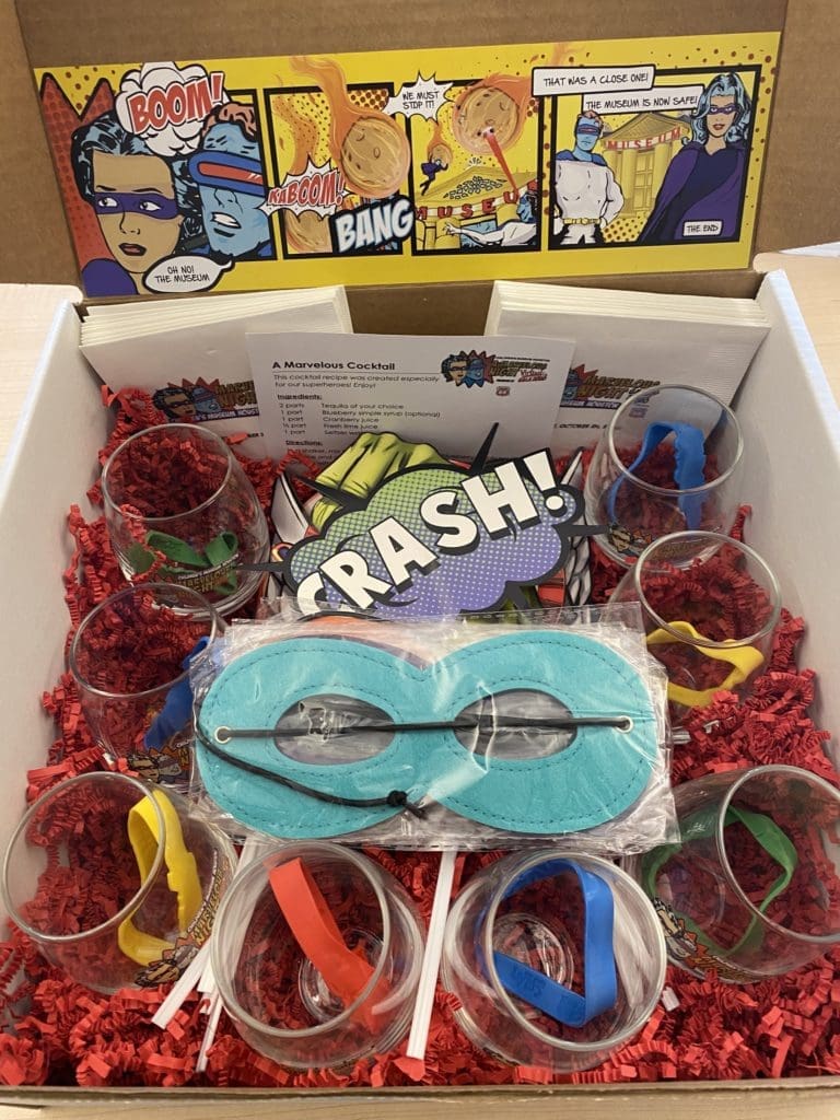 Gala In a Box for the Children's Museum Houston virtual fundraiser 