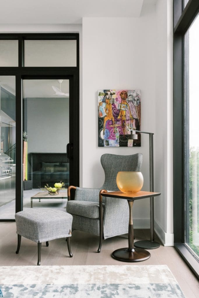 Giorgetti Houston is a very stylish place as the model unit shows. (Photo by Divya Pande.)