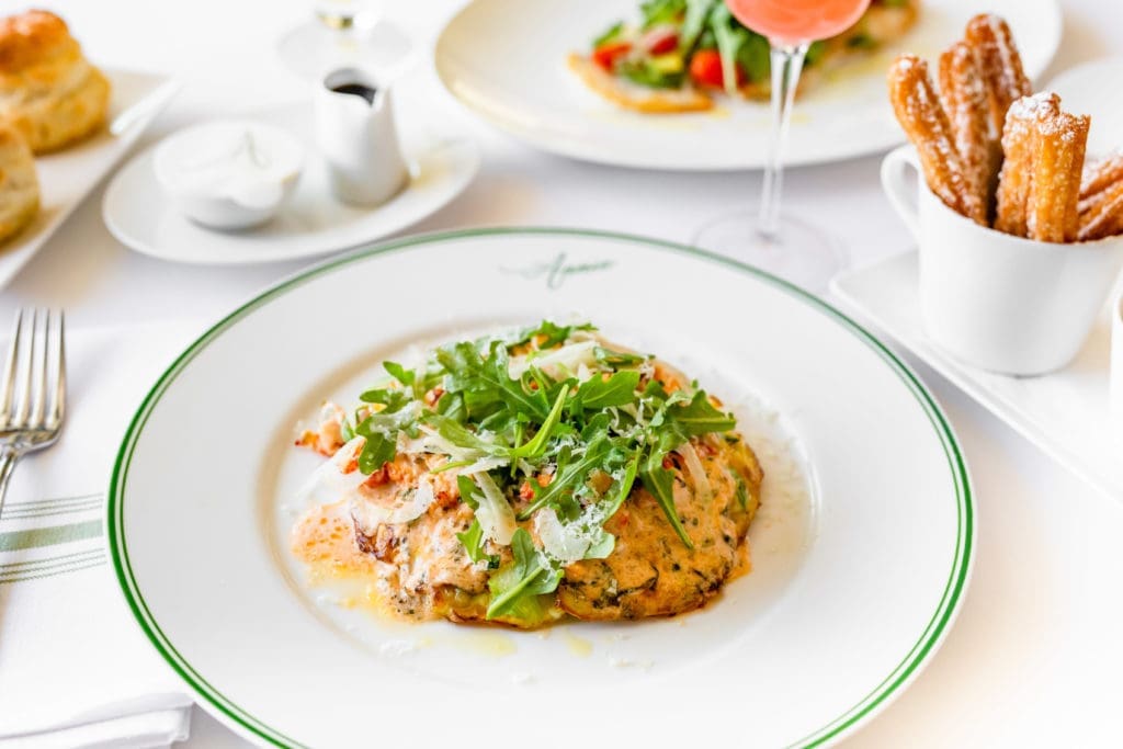 The open face lobster omelette on the weekend brunch menu at The Annie. (Photo by Kirsten Gilliam)