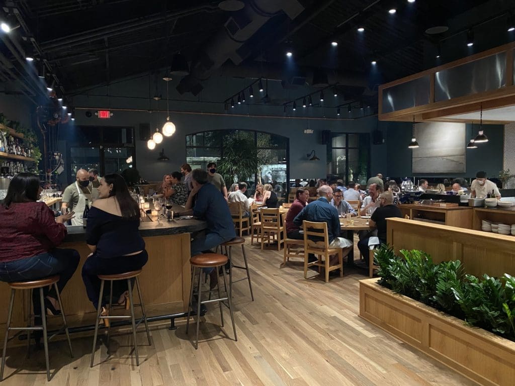 Ostia rocks on only the 10th night of business since opening.