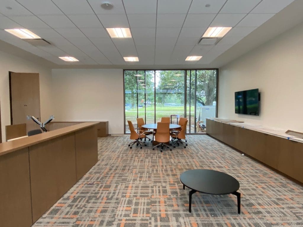 The Astros Golf Foundation building includes offices