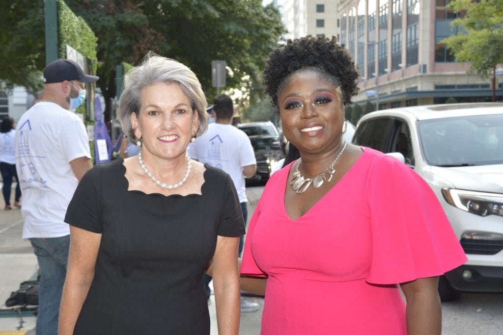 Houston Astros Foundation executive director Twila Carter and AVDA CEO Maisha Colter spearhead the 40th anniversary of the nonprofit that battles agains domestic violence. (Photo by Jerry Klumpp)