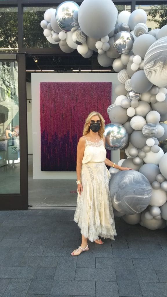 Gallerist Laura Rathe welcomes guests to her new eponymous gallery in River Oaks District and will be sharing art during Tootsies Made Market. (Photo by CDA)