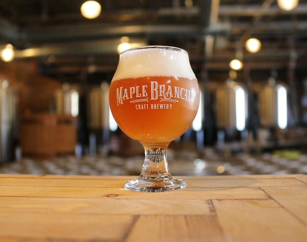 A refreshing Autumn Hefeweizen from just-opened Maple Branch Craft Brewing. 