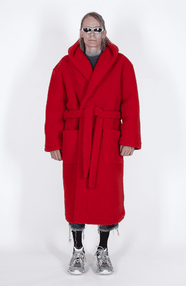 Balenciaga robe coat. (Photo courtesy of Balenciaga)