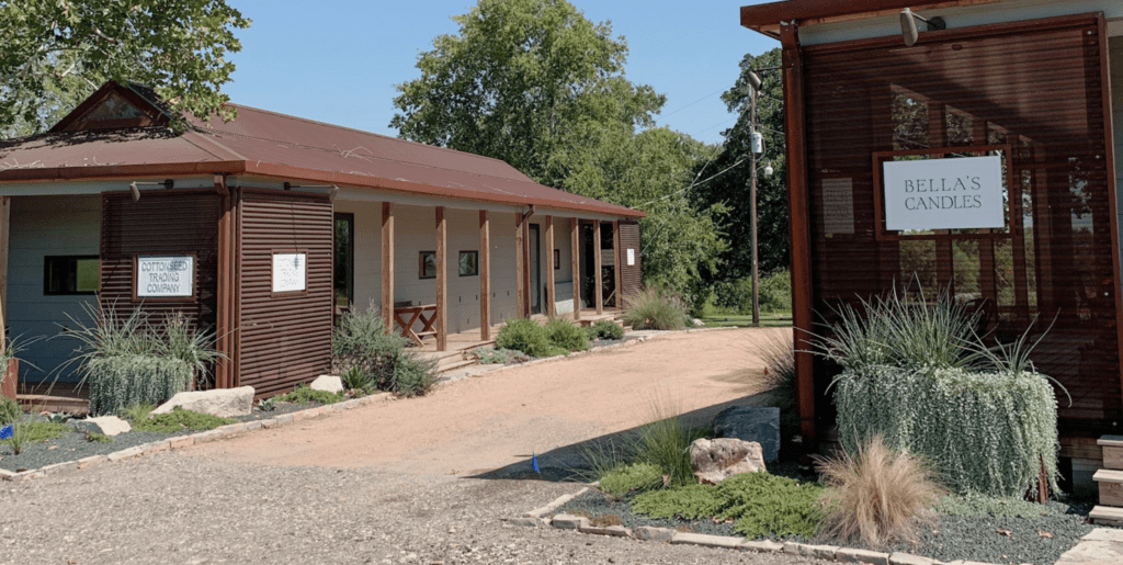 The architecture of Round Top Village, the hamlet's newest shopping venue, harkens back to a West Texas sentiment.
(Round Top Village website photo)