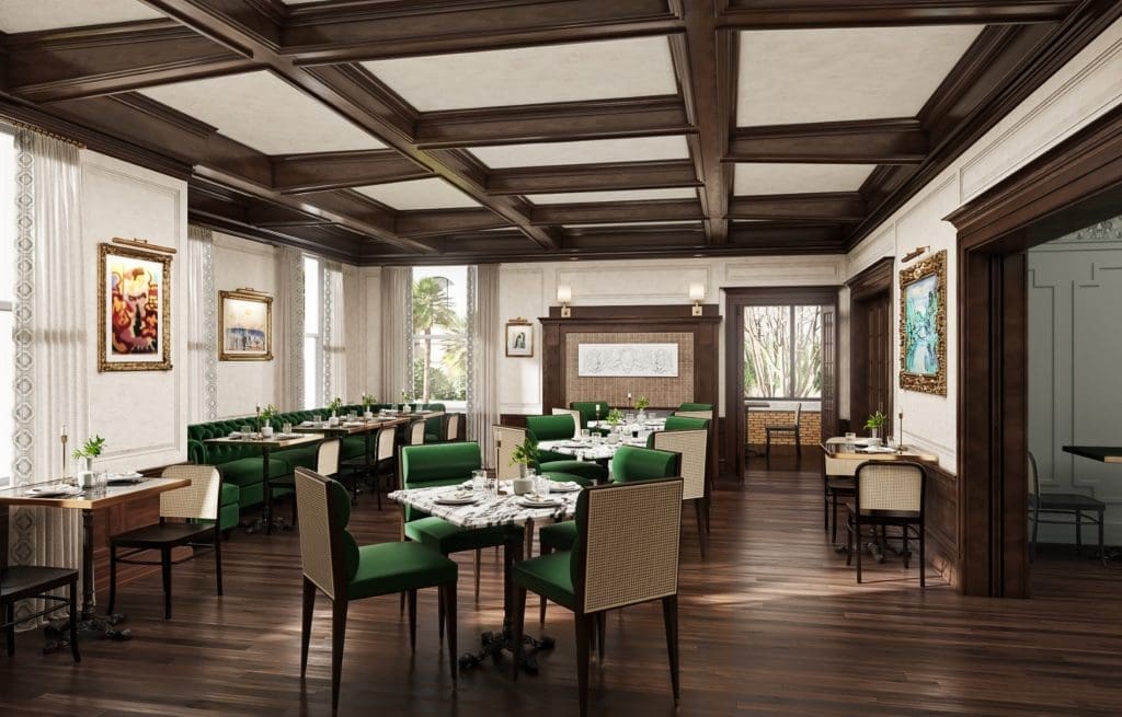 Storied Houston Hotel Mansion to Roll Out a Classy New Restaurant and Bar Linked to Montrose High-Rise Project