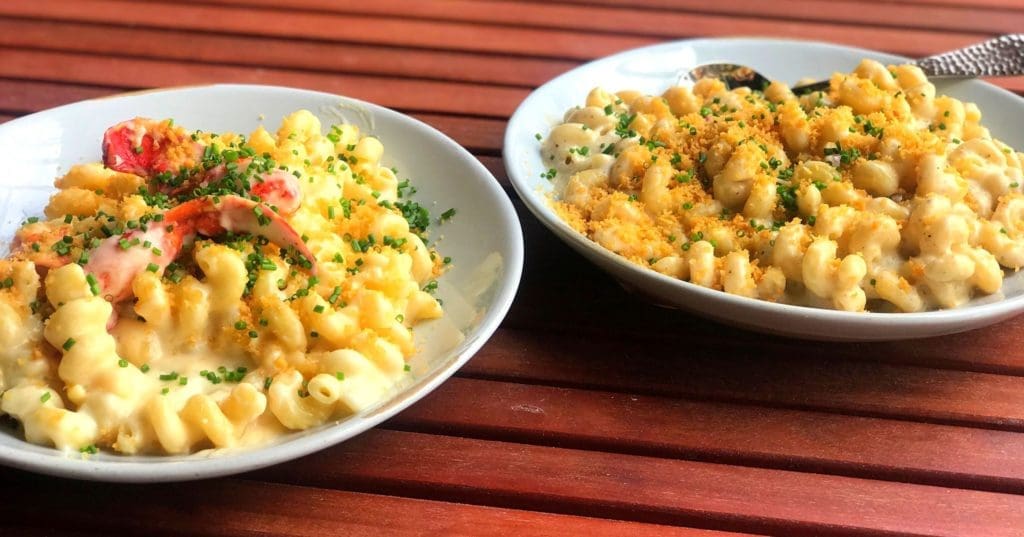 Lobster mac and cheese, may or may not make the cut on the new menu.