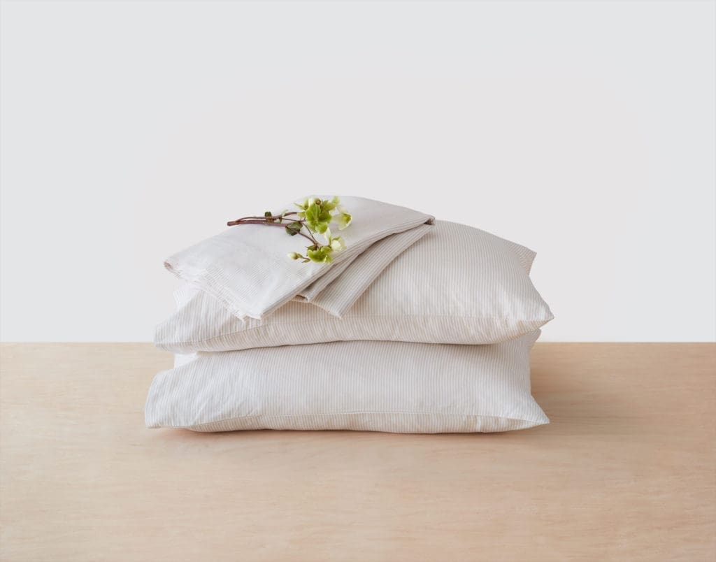 Organic Turkish cotton pillows from The Citizenry. 