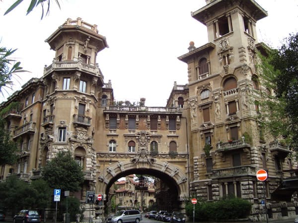 Palazzi degli Ambasciatori, Rome's first gated community, is included in Andrew Kranis' tour of architect Gino Coppedè's Rome.