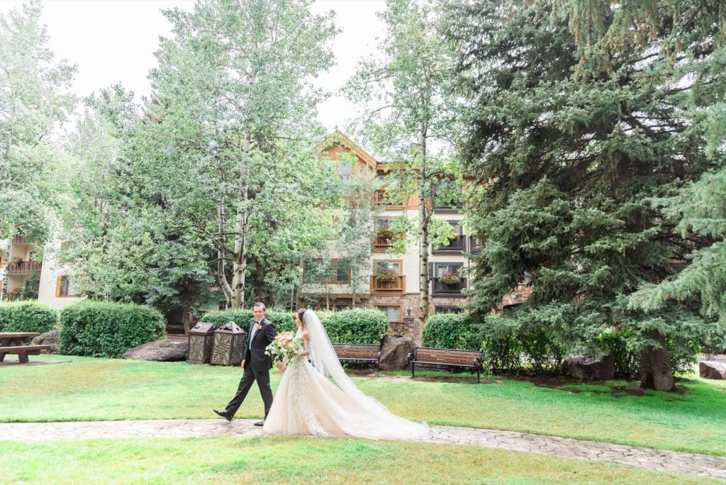 The pandemic considerably changed a Dallas couple's wedding plans, but the intimate ceremony they pulled off was just perfect. (Photo by Lady Ilg Photography)