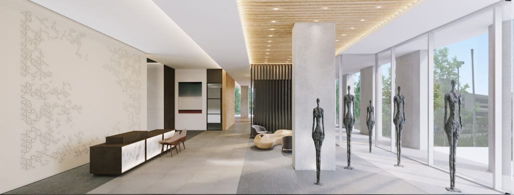 The Victor's lobby will set a striking tone.