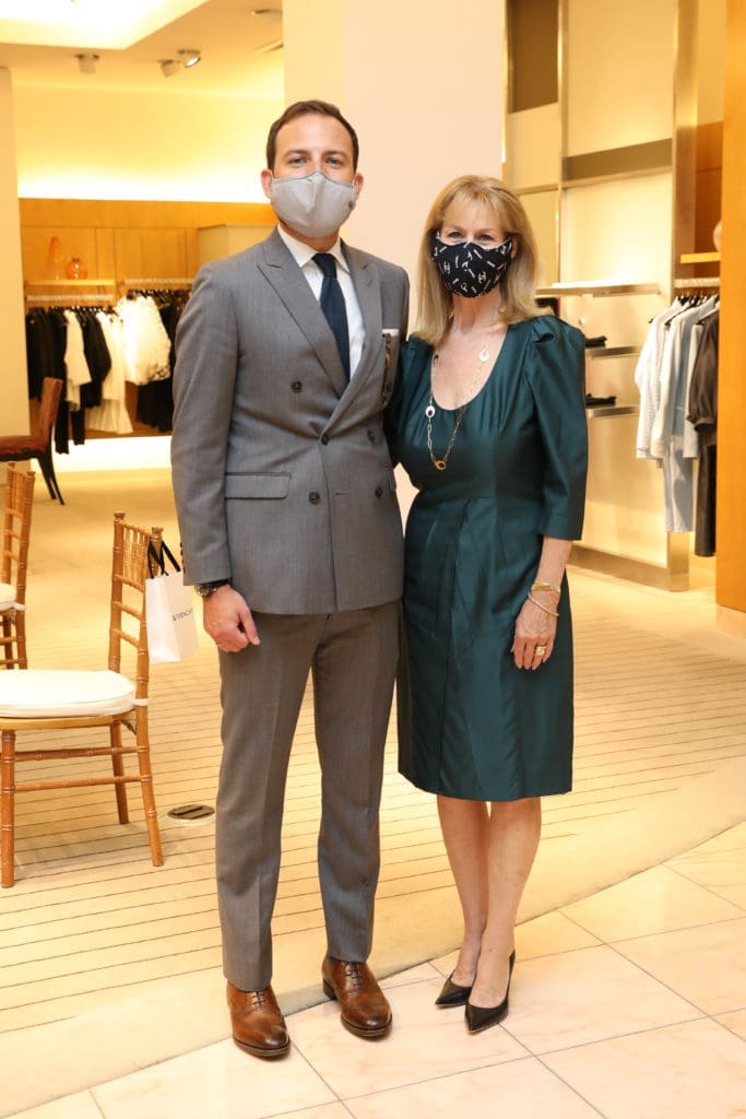 New Neiman Marcus Houston GM and VP Chris Hendel, luncheon chair Cheryl Byington